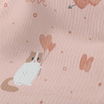 Heart Cat With Arrows Terry