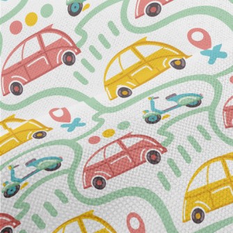 Roads For Cars And Motorcycles Performance Linen