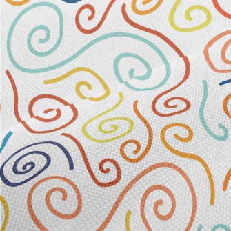 Curved Lines Performance Linen