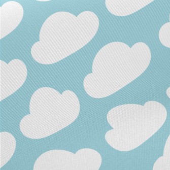 Clear Sky With White Clouds Twill
