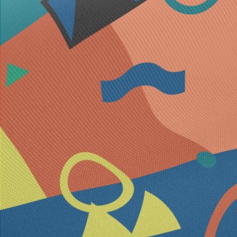 Circle Line Geometry Twill