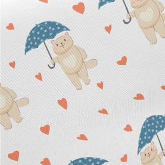 Love Umbrella Cat Twill