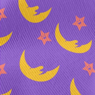 Smiling Crescent Moon Standard Corduroy