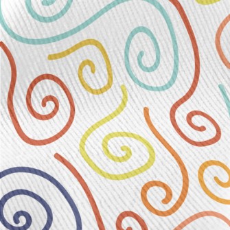 Curved Lines Standard Corduroy