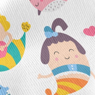 Mermaid Princess Seahorse Standard Corduroy