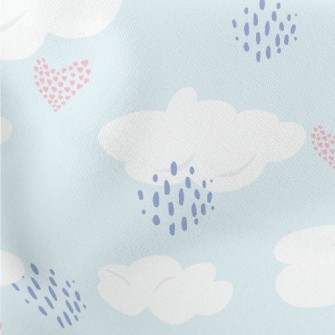Little Love White Clouds Stretch Ponte