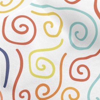 Curved Lines Micro Fleece