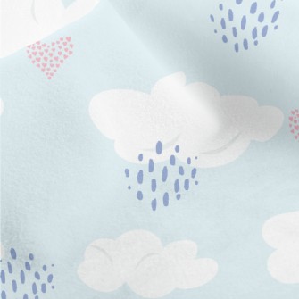 Little Love White Clouds Micro Fleece