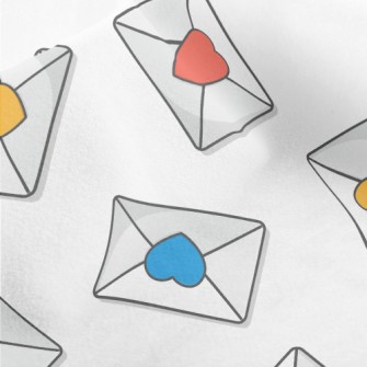 Love Sticker Envelope Micro Fleece