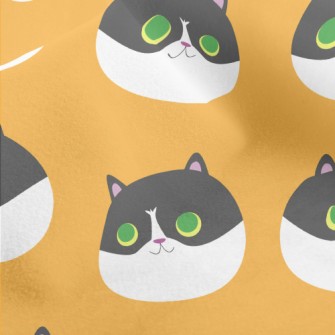 Super Cute Big-eyed Kitten Micro Fleece