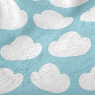 Clear Sky With White Clouds Minky
