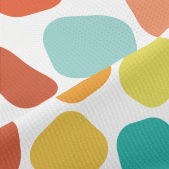 Colorful Upside Down Cubes Piqué