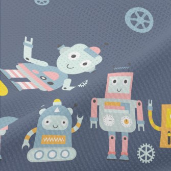 Little Helper Robot Piqué