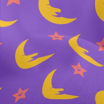 Smiling Crescent Moon Lightweight Performance Linen