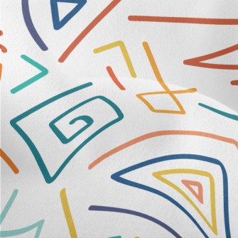 Triangle Line Chart Lightweight Performance Linen