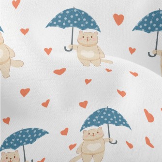 Love Umbrella Cat Lightweight Performance Linen