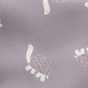 Cute Little Turtle Jersey Backed Fleece