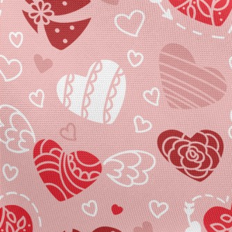 Lace Heart Pongee