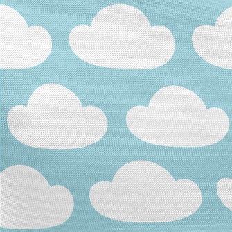 Clear Sky With White Clouds Pongee