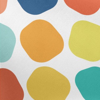 Colorful Upside Down Cubes Pongee