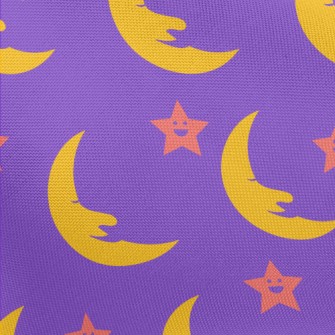 Smiling Crescent Moon Pongee