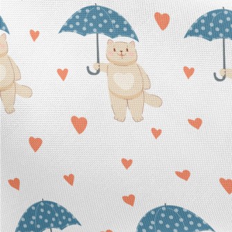 Love Umbrella Cat Pongee