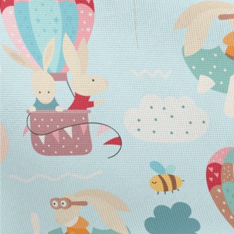 Rabbit Hot Air Balloon Pongee