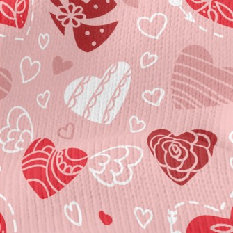 Lace Heart Stretch Jersey