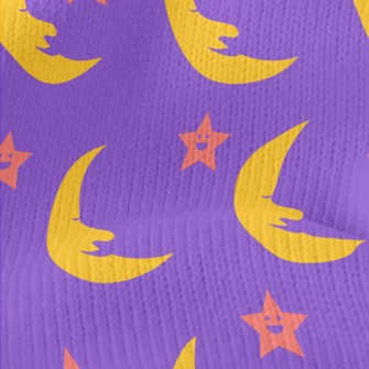 Smiling Crescent Moon Stretch Jersey