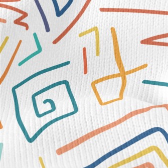 Triangle Line Chart Stretch Jersey