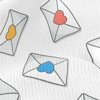 Love Sticker Envelope Stretch Jersey