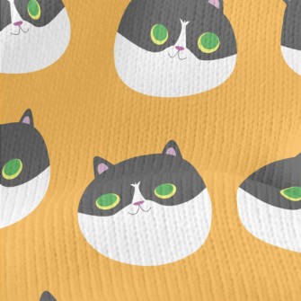 Super Cute Big-eyed Kitten Stretch Jersey