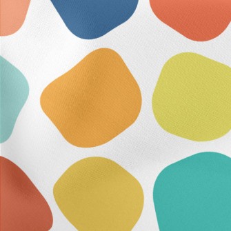 Colorful Upside Down Cubes Lightweight Cotton Poplin