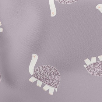 Cute Little Turtle Lightweight Cotton Poplin