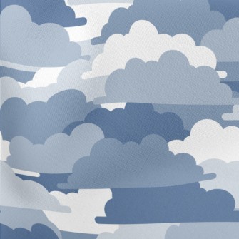 Layers Of Clouds Lightweight Cotton Poplin