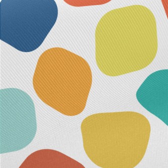 Colorful Upside Down Cubes Midweight Cotton Poplin