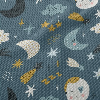 The Solar System Floating In T Birdseye Piqué