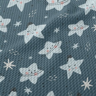 The Stars Sleeping In The Star Birdseye Piqué