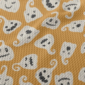 Pumpkin With Changing Expressi Birdseye Piqué