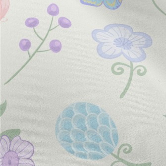 Colorful And Beautiful Flowers Chiffon