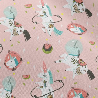 Cute And Funny Unicorn Chiffon
