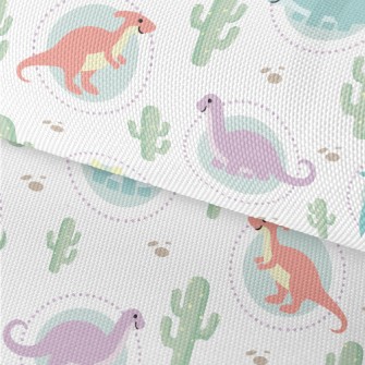 Cute Silly Dinosaur Waterproof Oxford