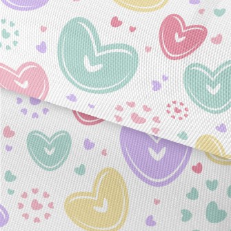 Colorful Love Heart Waterproof Oxford