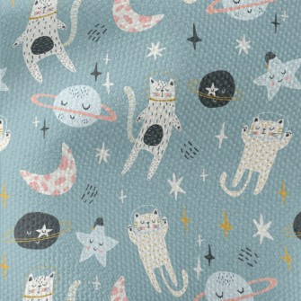 Cats Roaming In Space Waterproof Canvas