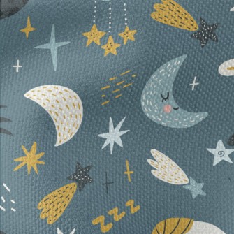 The Solar System Floating In T Waterproof Canvas