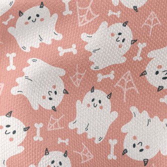 Cute Little Ghost Waterproof Canvas