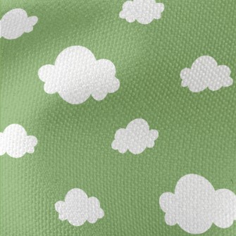 Full Of Small White Clouds Waterproof Canvas