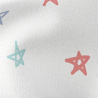 Hand Drawn Colorful Stars Waterproof Canvas