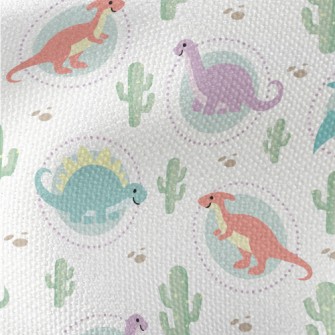Cute Silly Dinosaur Waterproof Canvas