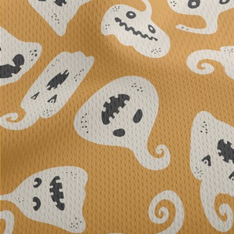 Pumpkin With Changing Expressi Athletic Mesh Flat Back